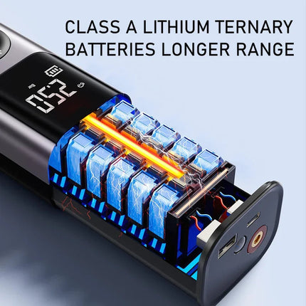 AutoLift | Mini Wireless Tire Inflator with Digital Display | Portable Air Compressor for On-the-Go Convenience 3