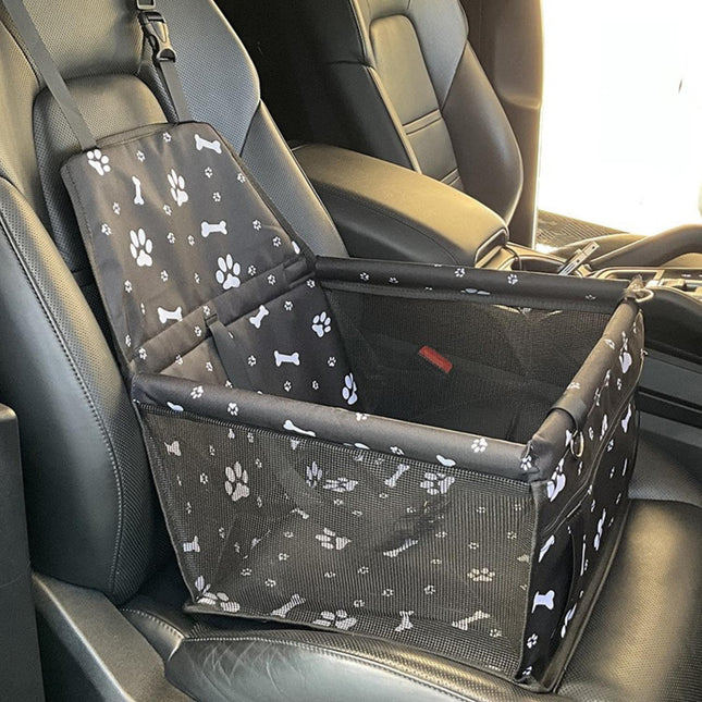 AutoPaw | Elevated Dog Car Seat with Waterproof Fabric & Anti-Slip Base | Safe Travel Solution for Dogs 0