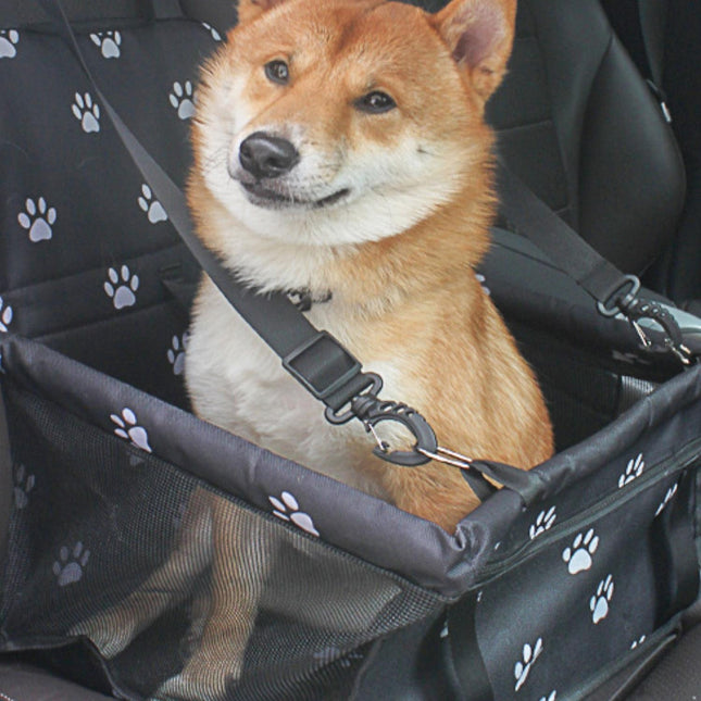 AutoPaw | Elevated Dog Car Seat with Waterproof Fabric & Anti-Slip Base | Safe Travel Solution for Dogs 1