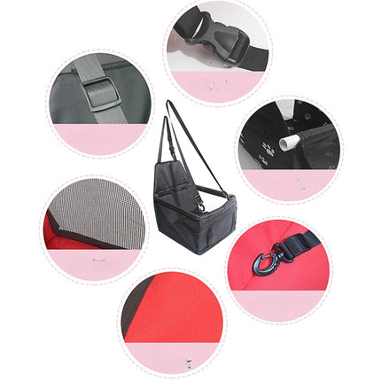 AutoPaw | Elevated Dog Car Seat with Waterproof Fabric & Anti-Slip Base | Safe Travel Solution for Dogs 4