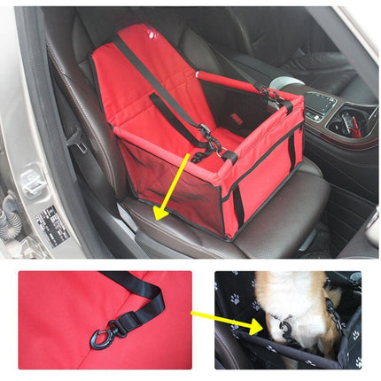 AutoPaw | Elevated Dog Car Seat with Waterproof Fabric & Anti-Slip Base | Safe Travel Solution for Dogs 6