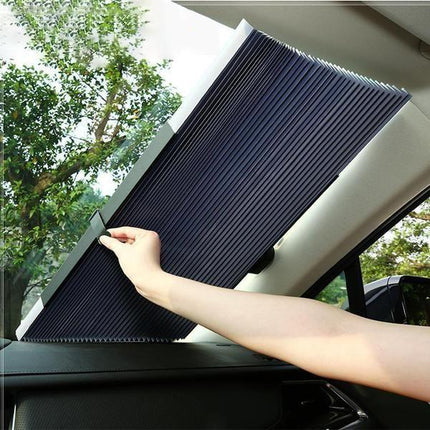 AutoShade | Retractable Car Curtain with UV Protection & Easy Installation | Portable Sunshade for Interior Comfort 0