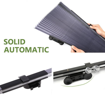 AutoShade | Retractable Car Curtain with UV Protection & Easy Installation | Portable Sunshade for Interior Comfort 4