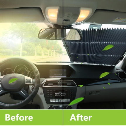 AutoShade | Retractable Car Curtain with UV Protection & Easy Installation | Portable Sunshade for Interior Comfort 5