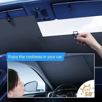 AutoShield | Car Windshield Sun Shade with Heat Shield & Quick Cooling | Protects Interior from UV Rays 3