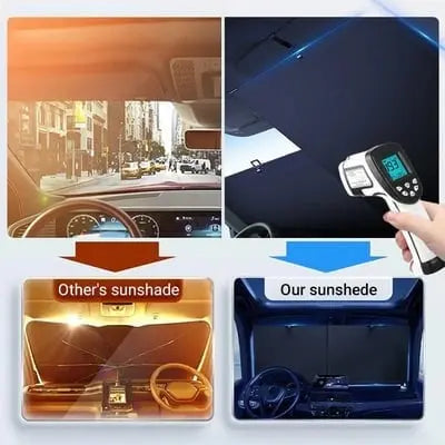 AutoShield | Car Windshield Sun Shade with Heat Shield & Quick Cooling | Protects Interior from UV Rays 4