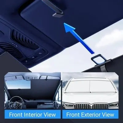 AutoShield | Car Windshield Sun Shade with Heat Shield & Quick Cooling | Protects Interior from UV Rays 6