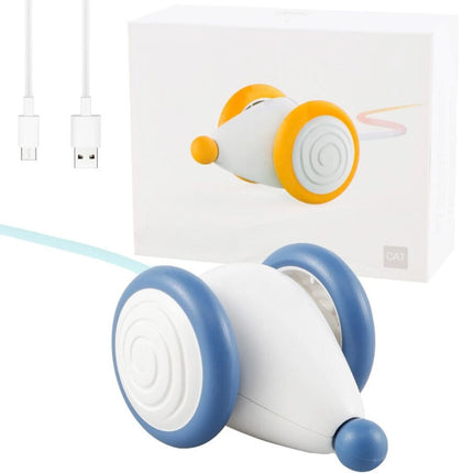 Automatic Interactive Rolling Mouse Cat Toy with USB Rechargeable Battery | Engaging Play for Indoor Cats