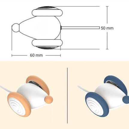 Automatic Interactive Rolling Mouse Cat Toy with USB Rechargeable Battery | Engaging Play for Indoor Cats