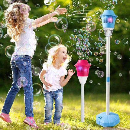 Automatic Bubble Maker | High Output Bubble Blower Machine with Adjustable Height | Portable Design for Endless Party Fun 1