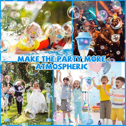 Automatic Bubble Maker | High Output Bubble Blower Machine with Adjustable Height | Portable Design for Endless Party Fun 3