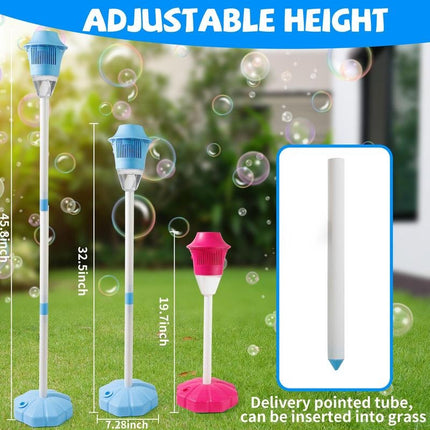 Automatic Bubble Maker | High Output Bubble Blower Machine with Adjustable Height | Portable Design for Endless Party Fun 6