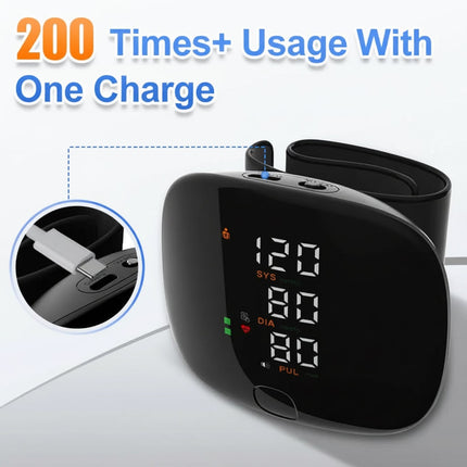Automatic Digital Blood Pressure Monitor | Accurate USB Rechargeable Device for Home Health Tracking 6