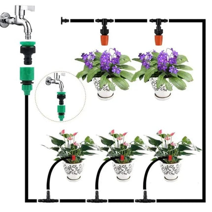 Automatic Drip Irrigation System with Adjustable Nozzles | Efficient Watering for Lush Gardens 3