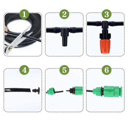 Automatic Drip Irrigation System with Adjustable Nozzles | Efficient Watering for Lush Gardens 6