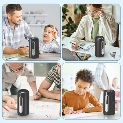 Automatic Electric Pencil Sharpener with Ultra-Fast Precision | Rechargeable & Cordless for Effortless Sharpening 8