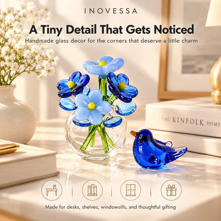 Miniature Figurines, Glass Art Home Decor for Desk and Shelf – image 8