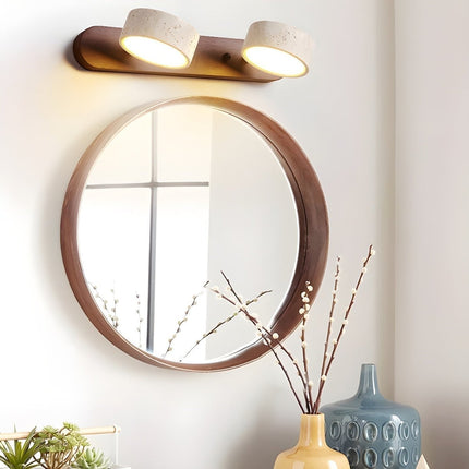 Indoor Wall Sconce, Travertine Stone