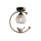 AvianGlow | Charming Elegant Ceramic Ceiling Light Fixture 0