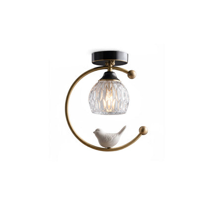 AvianGlow | Charming Elegant Ceramic Ceiling Light Fixture 1