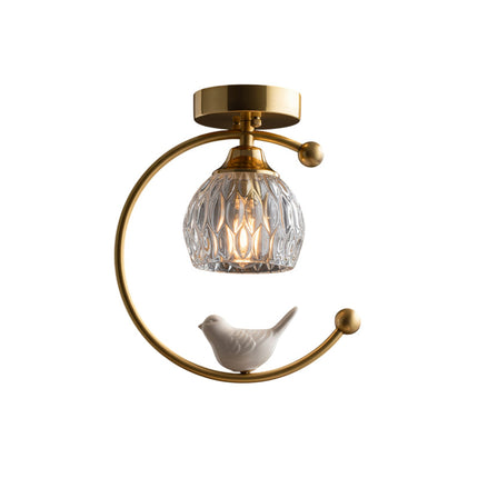 AvianGlow | Charming Elegant Ceramic Ceiling Light Fixture 10