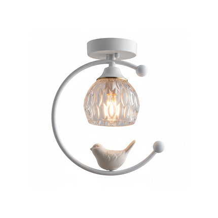 AvianGlow | Charming Elegant Ceramic Ceiling Light Fixture 11