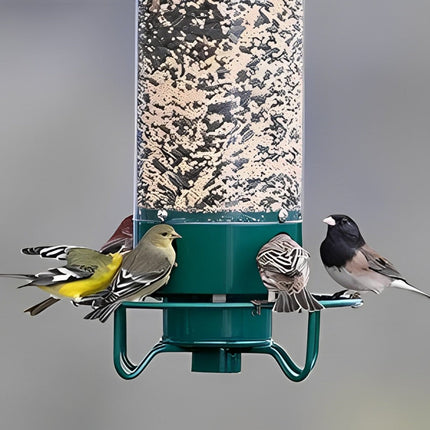 Squirrel Proof Bird Feeders, Weight Activated Bird Feeder with 5 lb Capacity