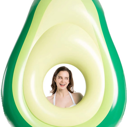 Avocado Pool Float | Inflatable Lounge with Detachable Ball for Summer Fun 1