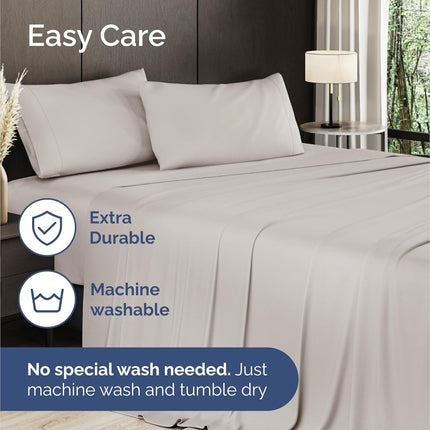 Bamboo Bliss | Bamboo Bedding Set with Cooling Technology | Soft, Breathable Sheets for Luxurious Sleep 2