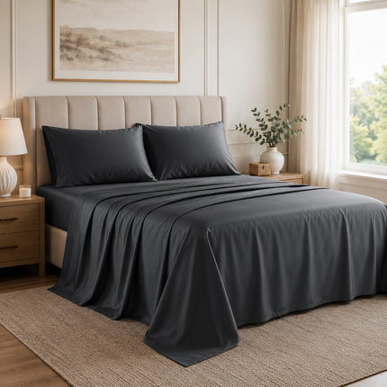 Bamboo Bliss | Bamboo Bedding Set with Cooling Technology | Soft, Breathable Sheets for Luxurious Sleep 4