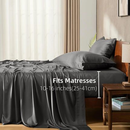 Bamboo Bliss | Organic Bamboo Sheet Set with Silky Soft Cooling Design | Breathable Bedding for Ultimate Comfort 5