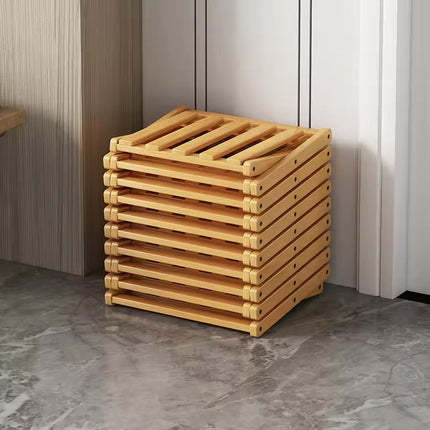 Bamboo Storage Rack | Shoe Storage Organizer with Foldable Design | Space-Saving Solution for Home 4
