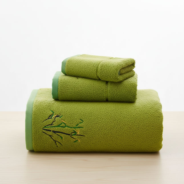 Bamboo Bath Towels, Absorbent Face Towels