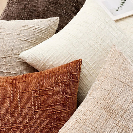 Bamura | Chenille Decorative Cushion with Bamboo Structure | Elegant Design for Cozy Interiors 4