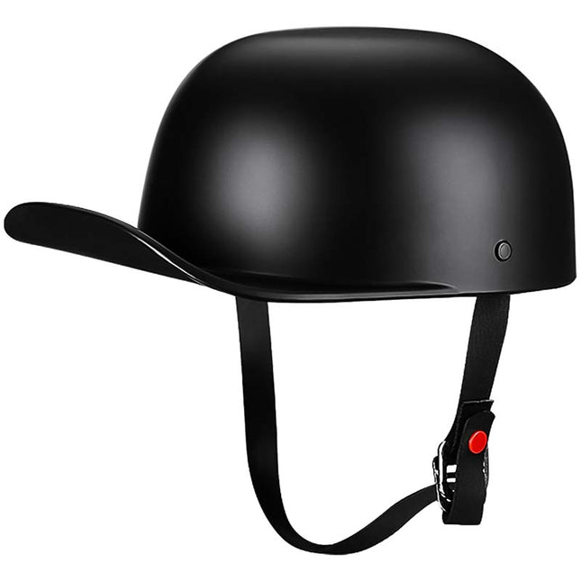 Baseball Cap Motorcycle Helmet with DOT Approval & Lightweight Design for Safe Riding 1