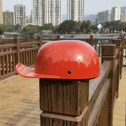 Baseball Cap Motorcycle Helmet with DOT Approval & Lightweight Design for Safe Riding 14