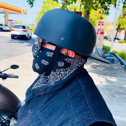Baseball Cap Motorcycle Helmet with DOT Approval & Lightweight Design for Safe Riding 2