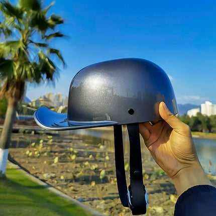 Baseball Cap Motorcycle Helmet with DOT Approval & Lightweight Design for Safe Riding 4