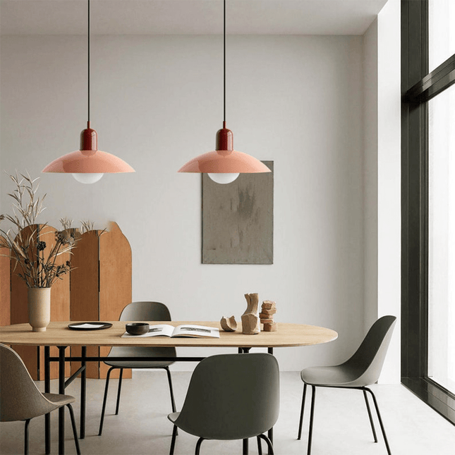 Bauhaus Pendant Light | Modern Colorful Ceiling Lamp with Adjustable Height | Versatile Lighting for Contemporary Spaces 1