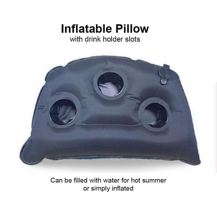 Beach Sunshade Pillow | Portable Tent with Cup Holders & Cell Phone Bag | Stay Cool and Protected Outdoors 4