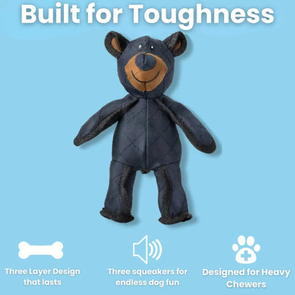 BearTough | Indestructible Dog Toy for Aggressive Chewers with Triple-Layered Strength | Eco-Friendly Design for Healthy Play 0