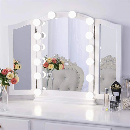 Dimmable LED Makeup Lighting System with 3 Color Modes | Easy Installation for Flawless Beauty Application