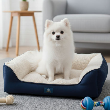Orthopedic Dog Bed, Cat Bed with Machine Washable Cover