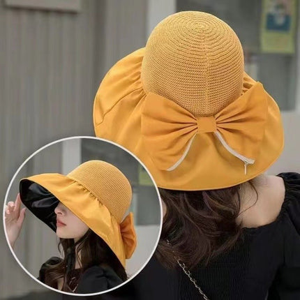BelleBrim | Wide Brim Sun Hat for Women with Stylish Bow | UV Protection Beach Hat 10