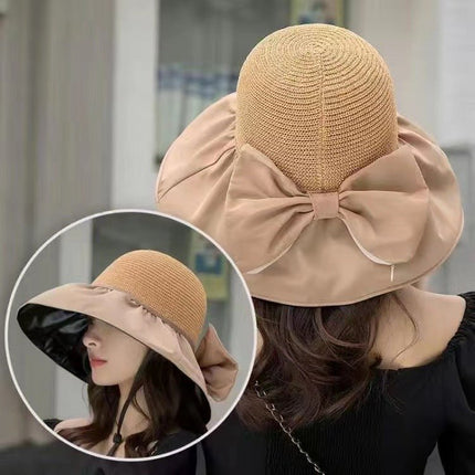 BelleBrim | Wide Brim Sun Hat for Women with Stylish Bow | UV Protection Beach Hat 11
