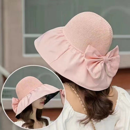 BelleBrim | Wide Brim Sun Hat for Women with Stylish Bow | UV Protection Beach Hat 12