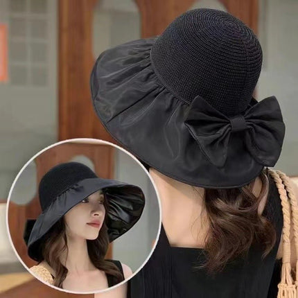 BelleBrim | Wide Brim Sun Hat for Women with Stylish Bow | UV Protection Beach Hat 9