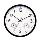 Outdoor Wall Clock with Thermometer and Hygrometer, Waterproof Outdoor Clock, Retro Wall Clock for Garden Decor