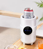 Beverage Master | Portable Electric Cup Holder with Temperature Control | Ideal for Chilling & Heating Drinks 0