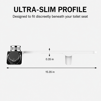 Bidet Attachment for Toilet, Non Electric Bidet Attachment with Dual Nozzle – image 6
